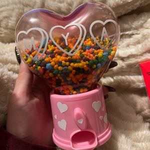 Custom heart dispensers and cups